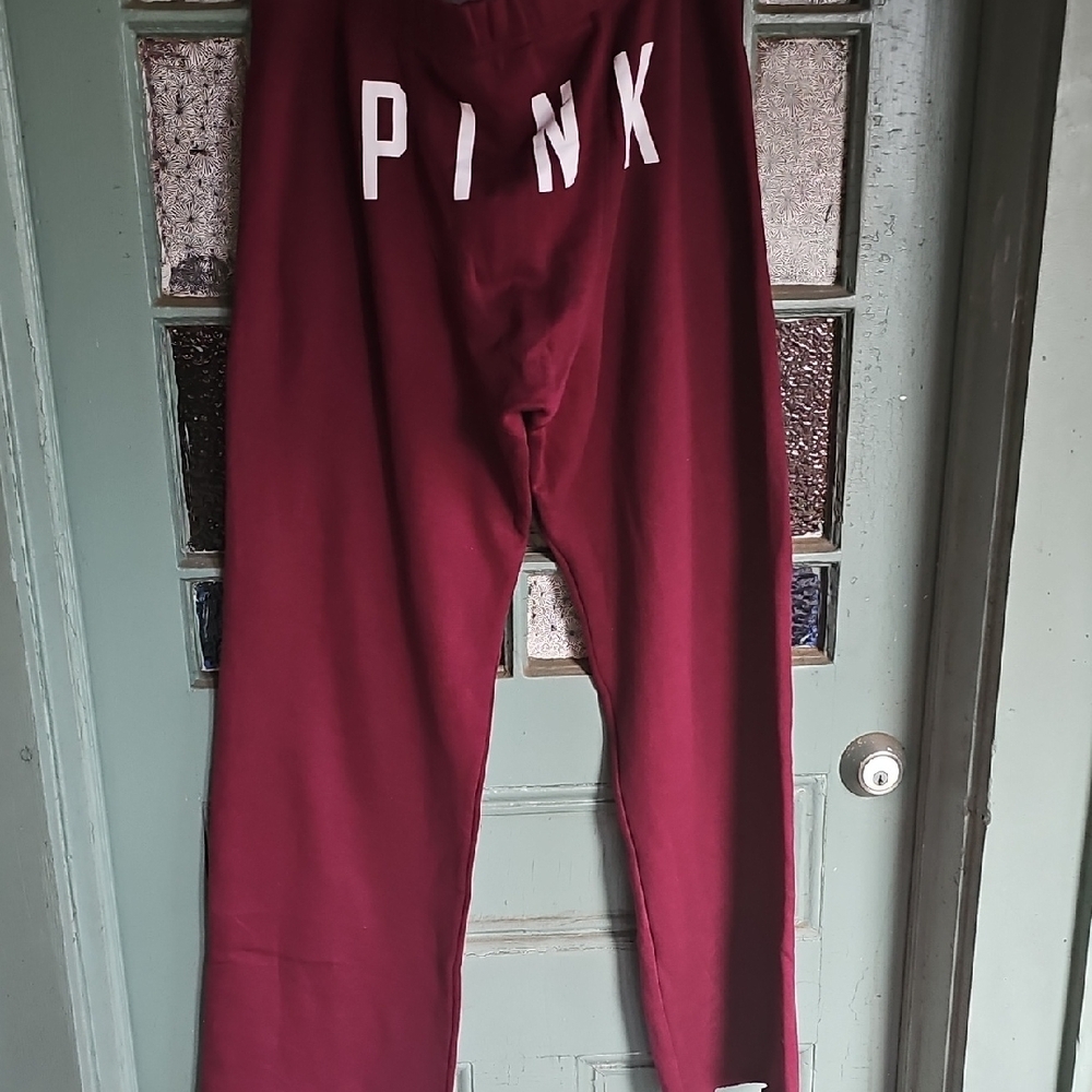 Vintage Pink Victorias Secret Boyfriend Sweatpants